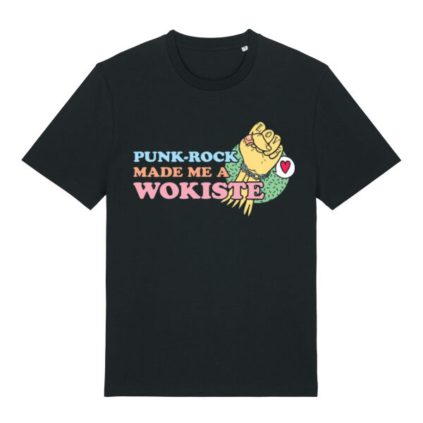 Punk rock wokiste black - unisex t shirt Thumbnail